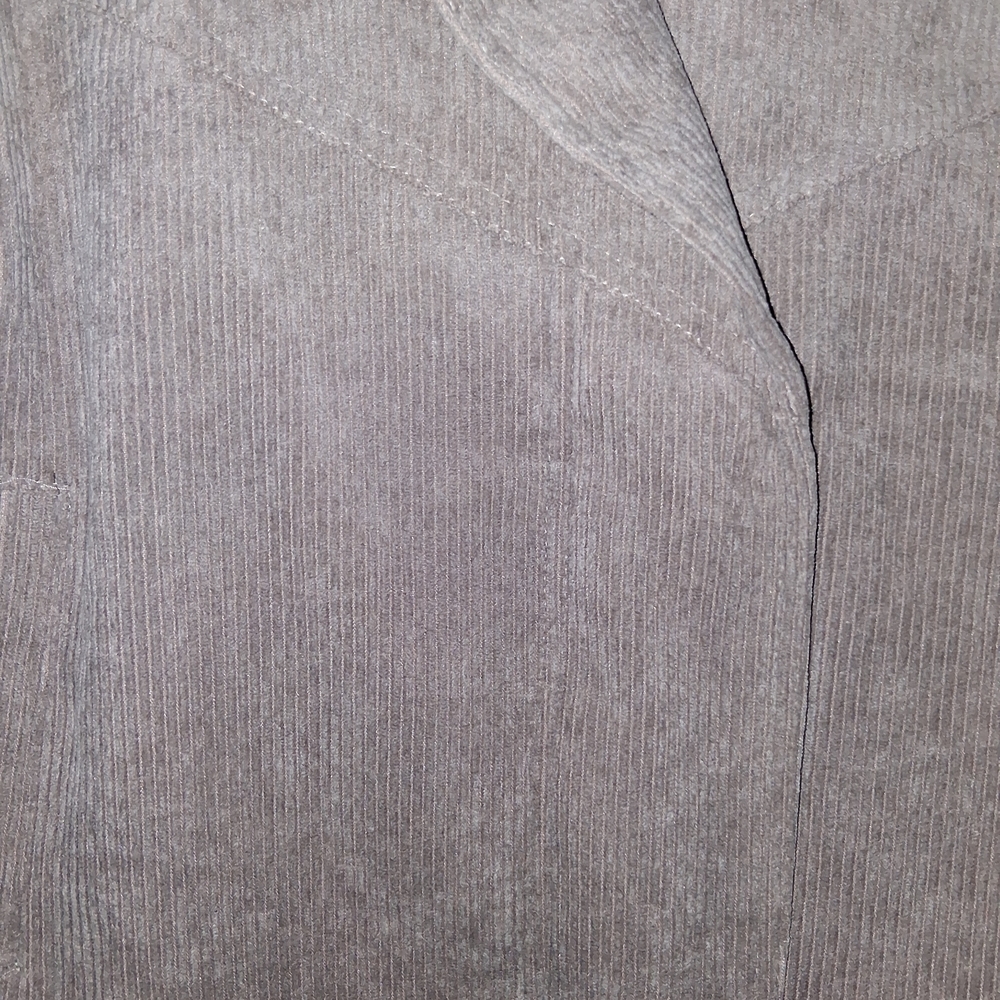 MINE Taupe Corduroy Short Moto Jacket - Picture 5 of 12